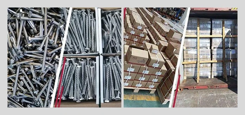 Hex Head Self Drilling Screws packages